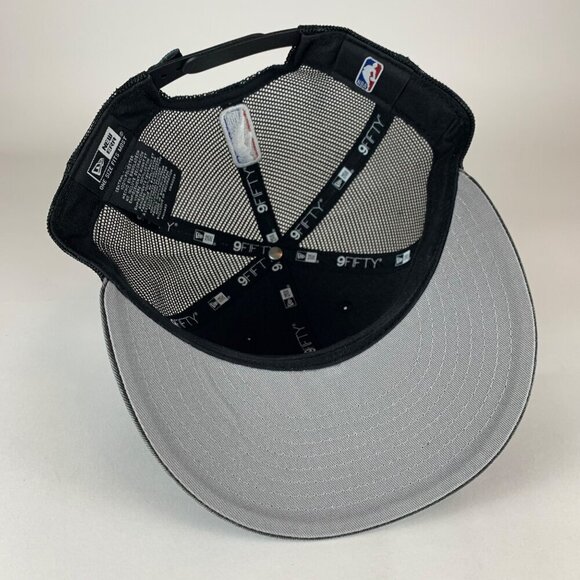 Boston Celtics 2024 NBA Finals Black New Era 9Fifty Snapback Trucker Hat - Picture 4 of 6